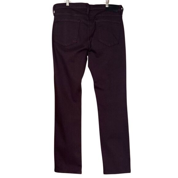Paige mens Jeans Federal Slim Straight dark port Stretchy size 33 - Picture 2 of 11